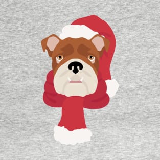 English Bulldog Christmas Dog T-Shirt